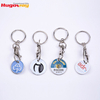 卸売カスタムロゴエナメルキーホルダーメタルキーチェーンかわいいボバミルクティーキーホルダー