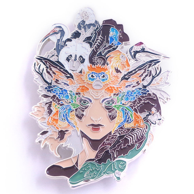 卸売カスタム デザイン 3D バッジ ソフト エナメル ピン