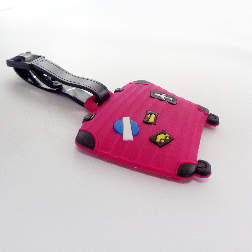 カスタムキーホルダーお土産パーソナライズされたデザインのロゴソフト Pvc ゴムシリコーン旅行荷物タグ