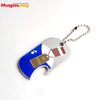 中国工場価格カスタム多機能クリエイティブキーホルダー弾丸栓抜き