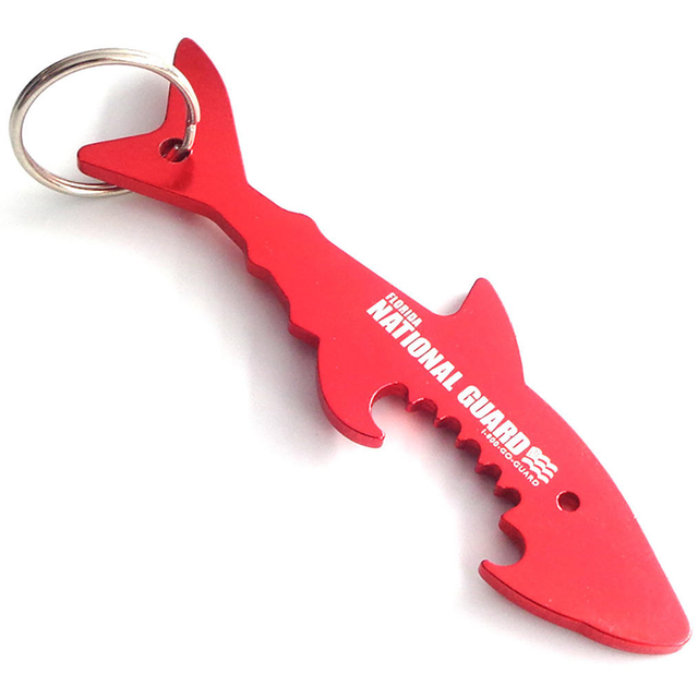 無料デザインのカスタムロゴ動物の形のキーホルダーステンレス鋼栓抜き