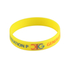 カスタムカラーレーザーロゴレタリングスポーツシリコンブレスレット子供用ソフトシリコンリストバンド