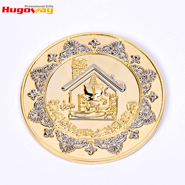 最小値なし無料デザインカスタムゴールドエンジェルローマコインタングステンコイン