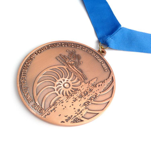 カスタムメダリオンボールアンティークカラー回転メダル宗教カタール建国記念日アラブスポーツメダル彫刻