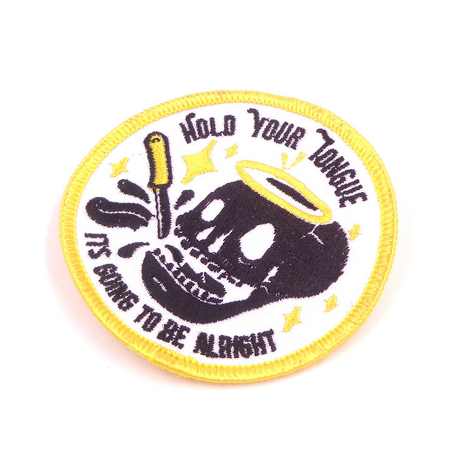 卸売カスタム格安ファッション刺繍バッジカスタム刺繍