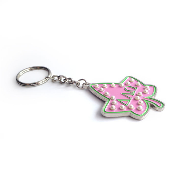 カスタマイズされたファッションキーホルダー黒キーチェーン