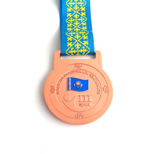 格安カスタムメイドの空白のマラソンメダル金賞スポーツメタルメダル