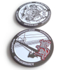 格安価格最小値なしアルミニウム金属カスタムお土産 3D コイン