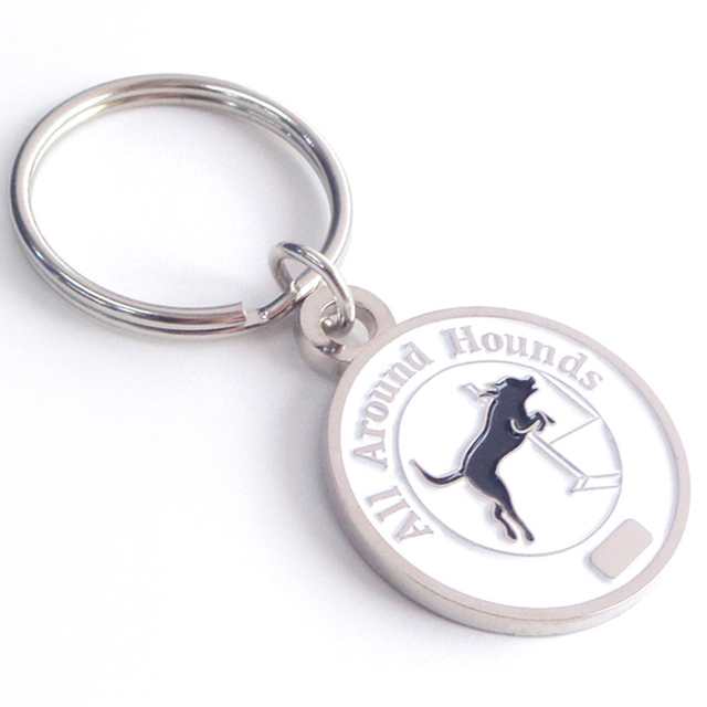 カスタムキーホルダー卸売亜鉛合金ブランドバッグキーチェーン真鍮カラビナキーリング