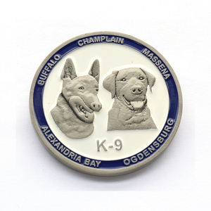 カスタムゴールドシルバーメッキ面白いかわいい犬記念コイン犬コレクション記念コイン