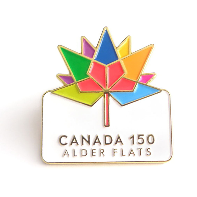 カスタマイズされた最小デザインなしメタルカスタムプリントラペルピン