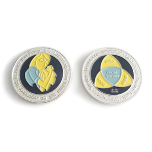 安い新しいカスタム エンボス加工ラウンド メタル シルバー 2001 年 9 月 11 日のチャレンジ記念コインを覚えてください