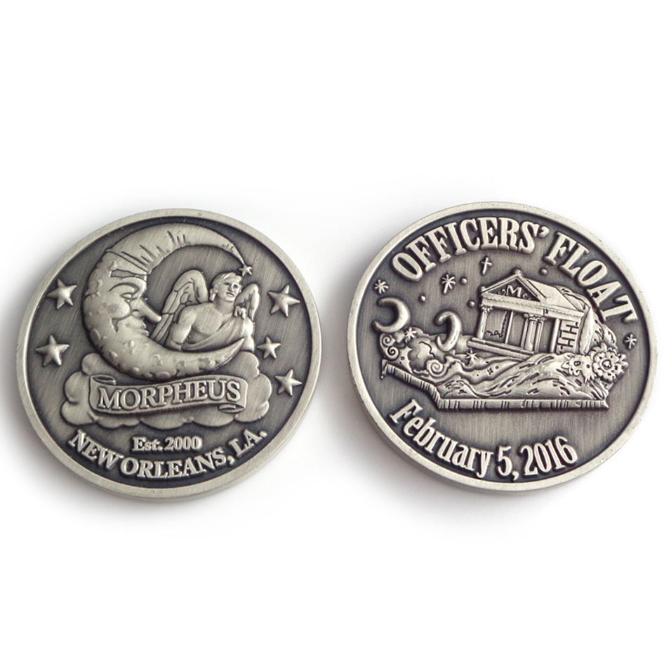 高品質カスタムアンティーク真鍮シルバーオールドチャレンジコイン
