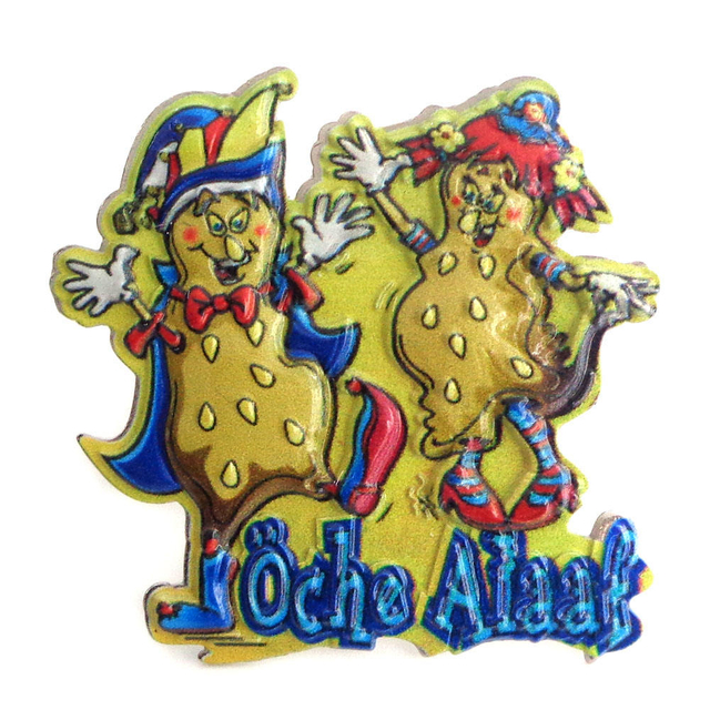 ジョーカーキャラクター漫画のキャラクター3Dメタルカラーピンバッジ