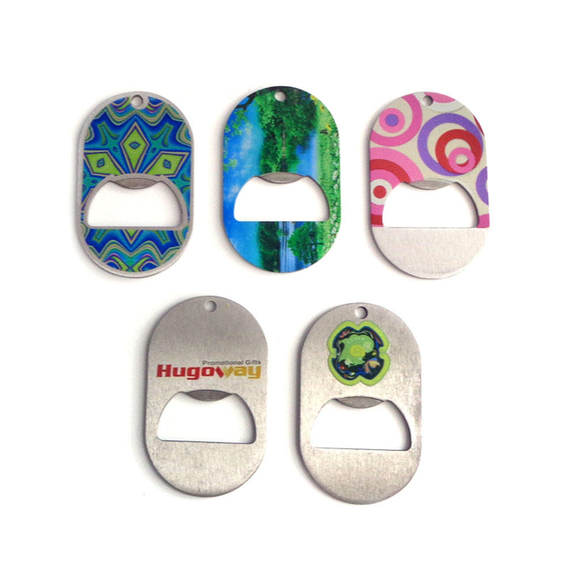 カスタムベストセラーの美しいバービール合金栓抜き両面カスタムロゴ