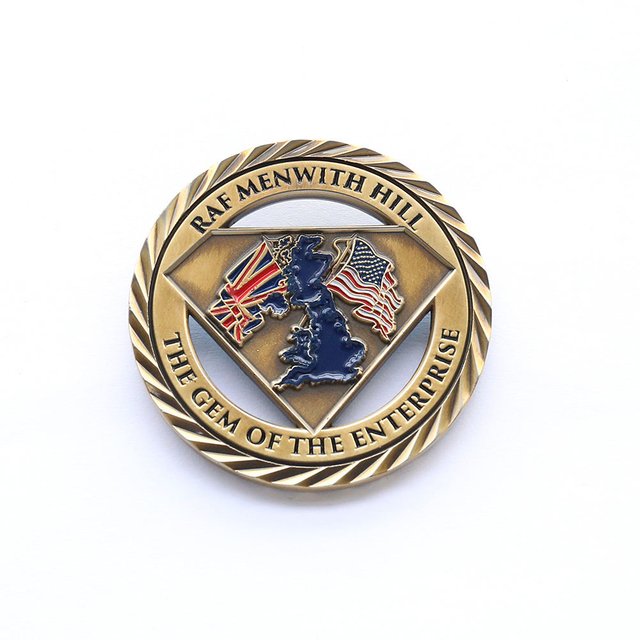 オンラインで独自のカスタムコインモールドを作成、記念ゴールドチャレンジコイン