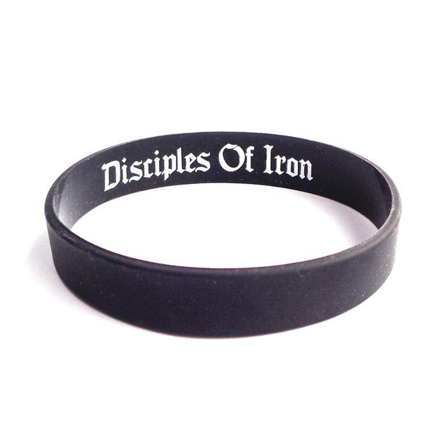 カスタムブラックシリコーン帯電防止リストバンド女性チャームブレスレット