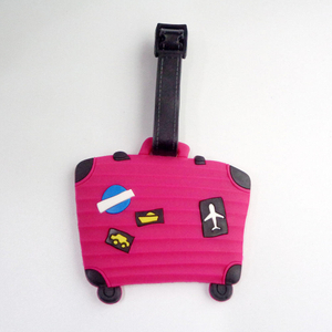 カスタムキーホルダーお土産パーソナライズされたデザインのロゴソフト Pvc ゴムシリコーン旅行荷物タグ