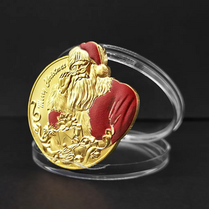 最小無料デザイン 3D 亜鉛合金ゴールドシルバー真鍮金属コインカスタムメイドクリスマスコイン