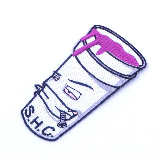 卸売0.7mm厚織バッグ用カスタムアイロン接着パッチ