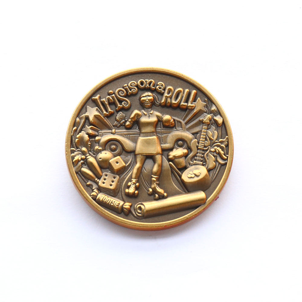 オンラインで独自のカスタムコインモールドを作成、記念ゴールドチャレンジコイン