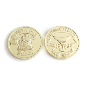 工場卸売熱い販売お土産コイン高品質カスタムゴールドコイン