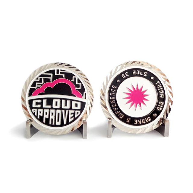 メーカーカスタムロゴ亜鉛合金お土産ゴールドシルバーチャレンジコイン