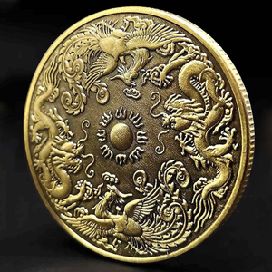 無料デザイン製造 3D 亜鉛合金ゴールドシルバー真鍮銅金属コインカスタムメイドお土産ドラゴンチャレンジコイン