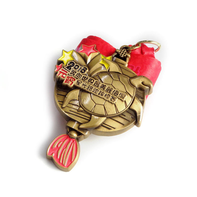 スポーツメダル、ゴールドシルバーブロンズ1位メダルのOEM製造カスタム製造
